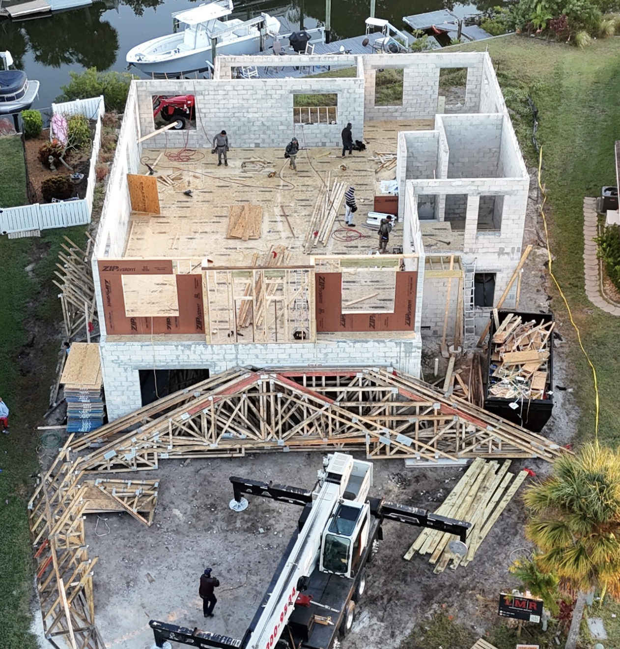Custom home construction in Palm Harbor Florida by LMR Construction